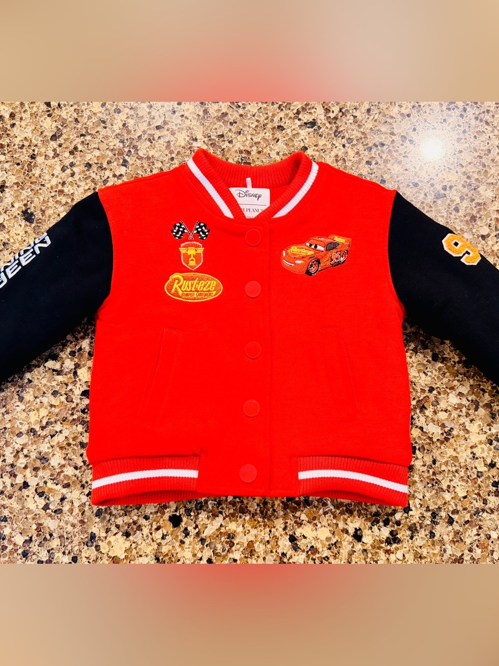 Posh Peanut Disney Cars Varsity Jacket